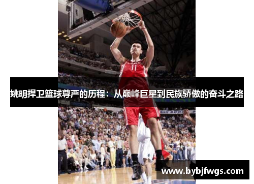 姚明捍卫篮球尊严的历程：从巅峰巨星到民族骄傲的奋斗之路